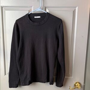 Zara Men's Black Long Sleeve Tee